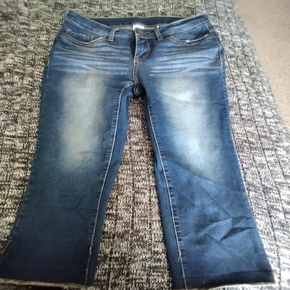 Denim Cropped Jeans
